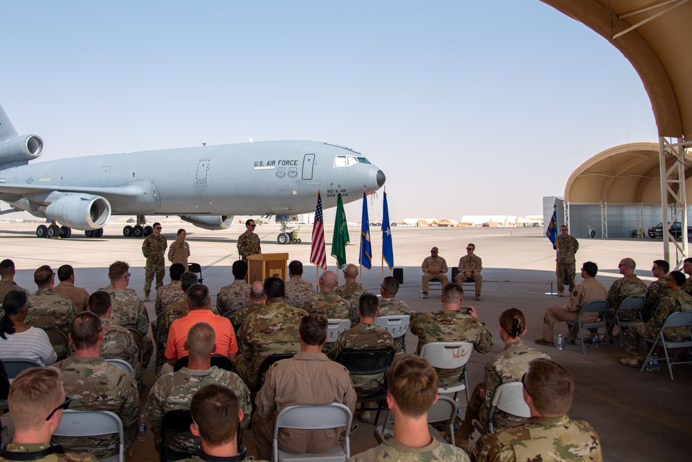 908th EARS holds KC-10 inactivation ceremony