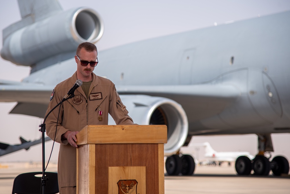 908th EARS holds KC-10 inactivation ceremony