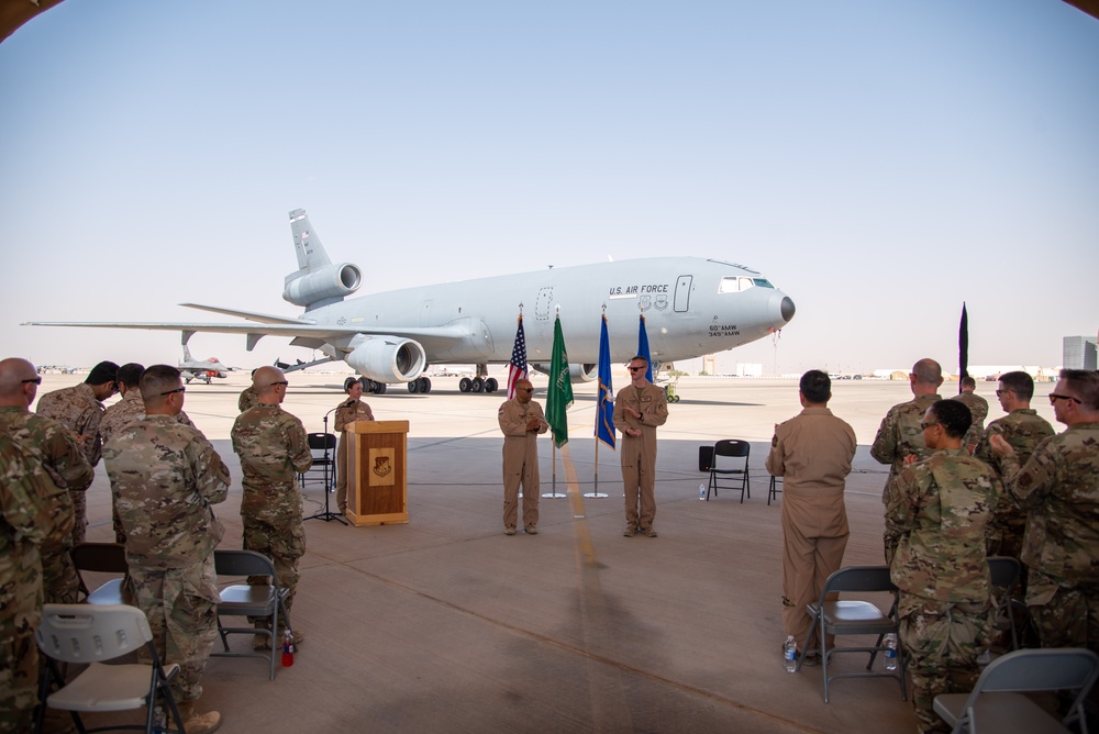 908th EARS holds KC-10 inactivation ceremony