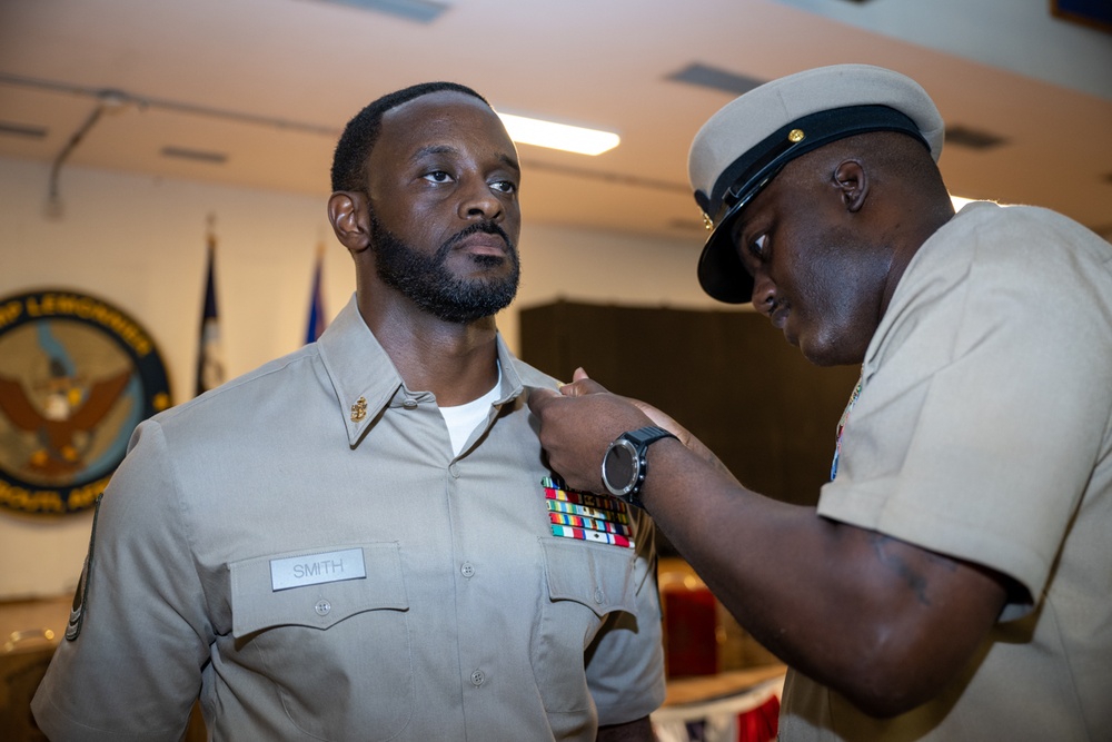 CLDJ Chief Petty Officers invite Joint service members into CPO Initiation