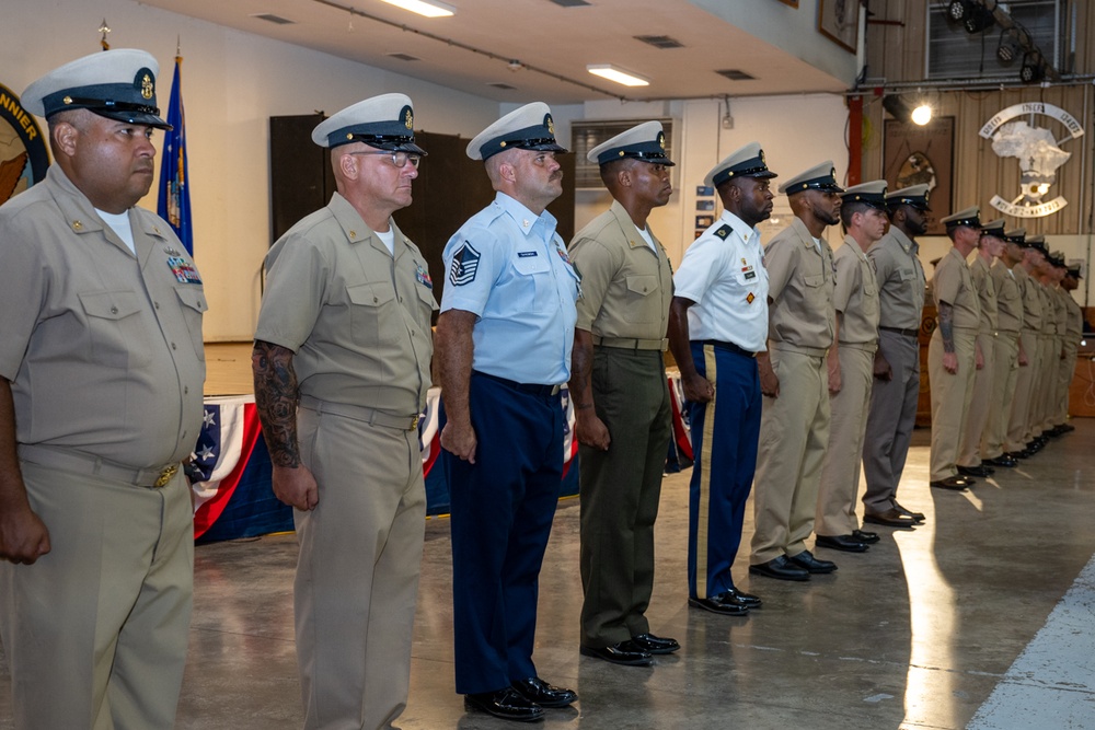 CLDJ Chief Petty Officers invite Joint service members into CPO Initiation