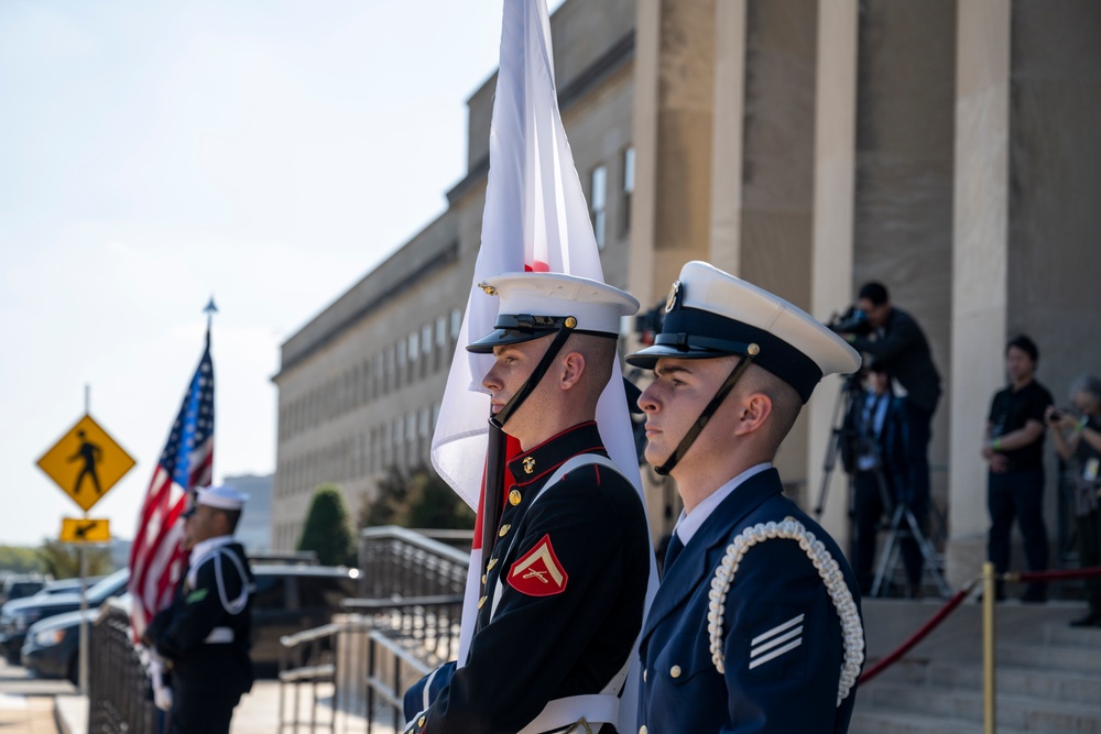 SD Lloyd J. Austin III hosts Japan's Defense Minister for Bilateral Meeting