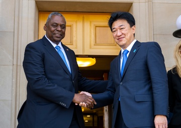 SD Lloyd J. Austin III hosts Japan's Defense Minister for Bilateral Meeting
