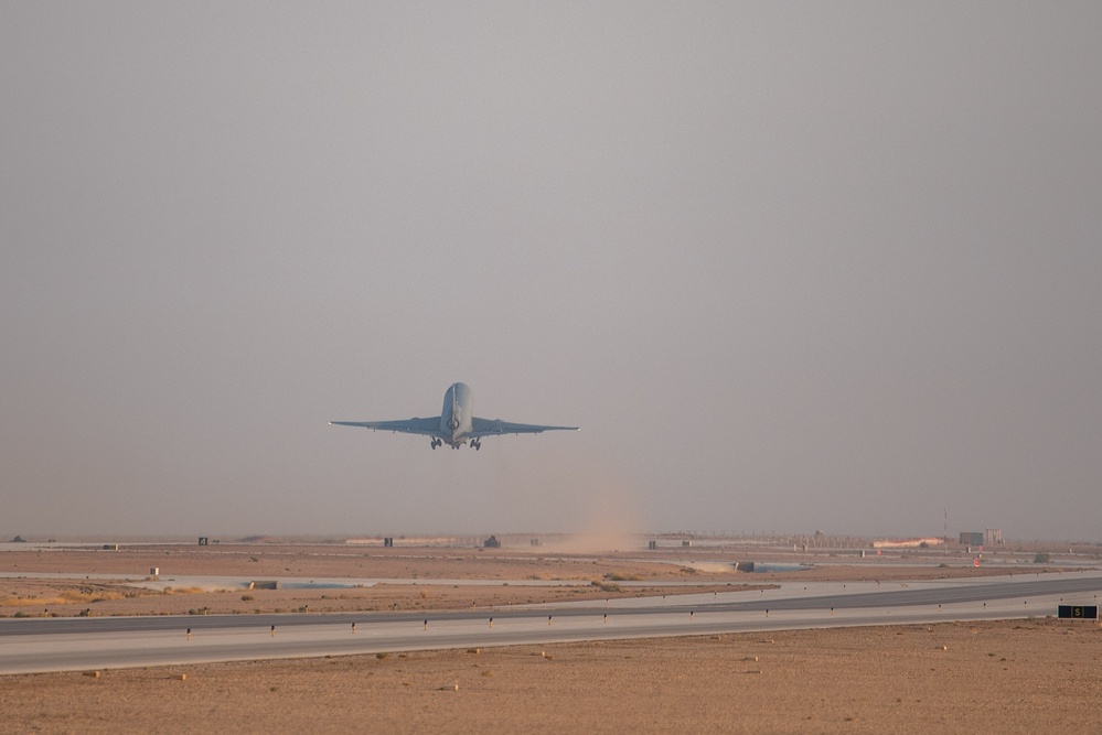 KC-10 departs PSAB after final combat deployment