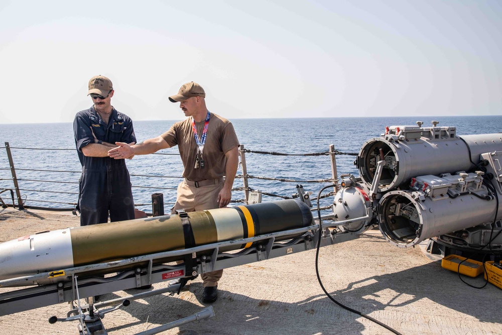 USS McFaul Torpedo Tube Maintenance