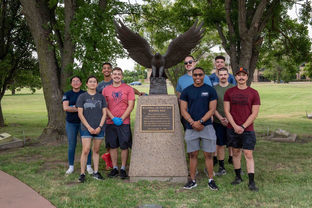 McConnell Air Force Base Embarks on Memorial Walk Restoration Initiative