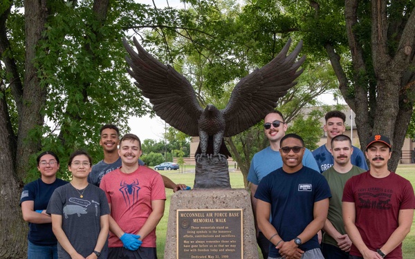 McConnell Air Force Base Embarks on Memorial Walk Restoration Initiative