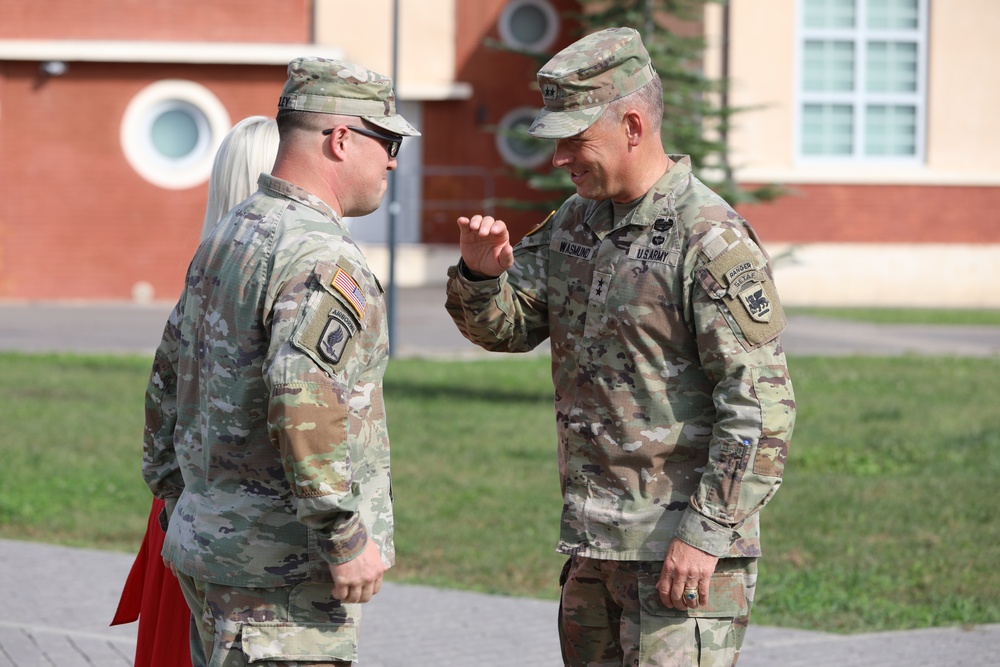 Maj. Bradley promotion to Lt. Col.