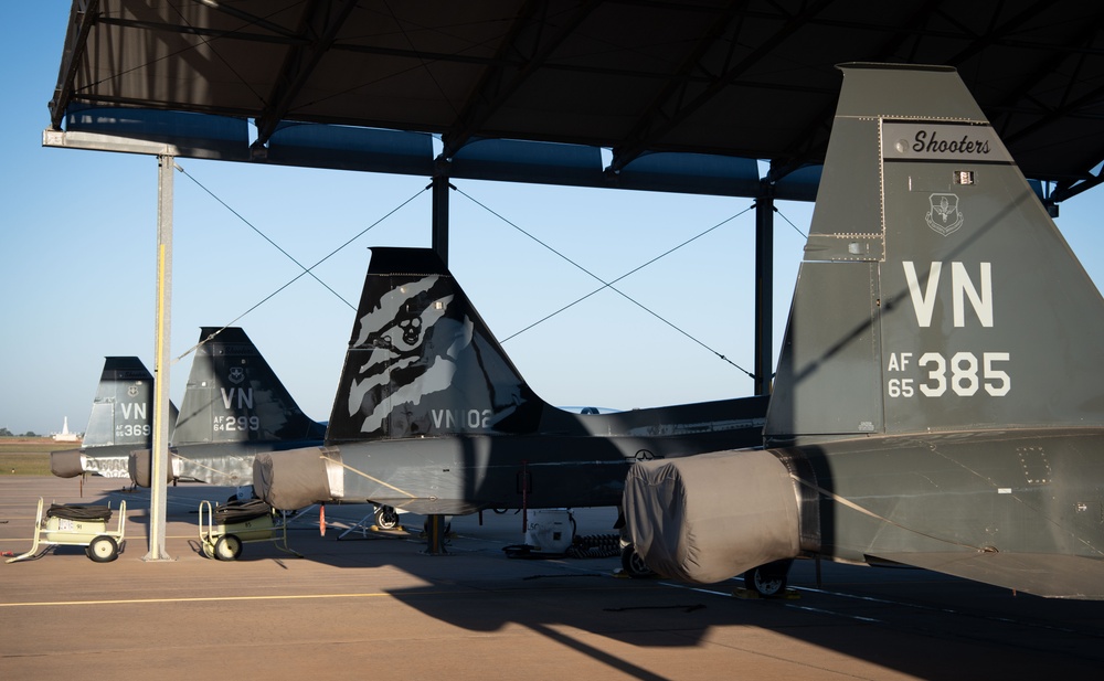 T-38s Pose at the Flightline