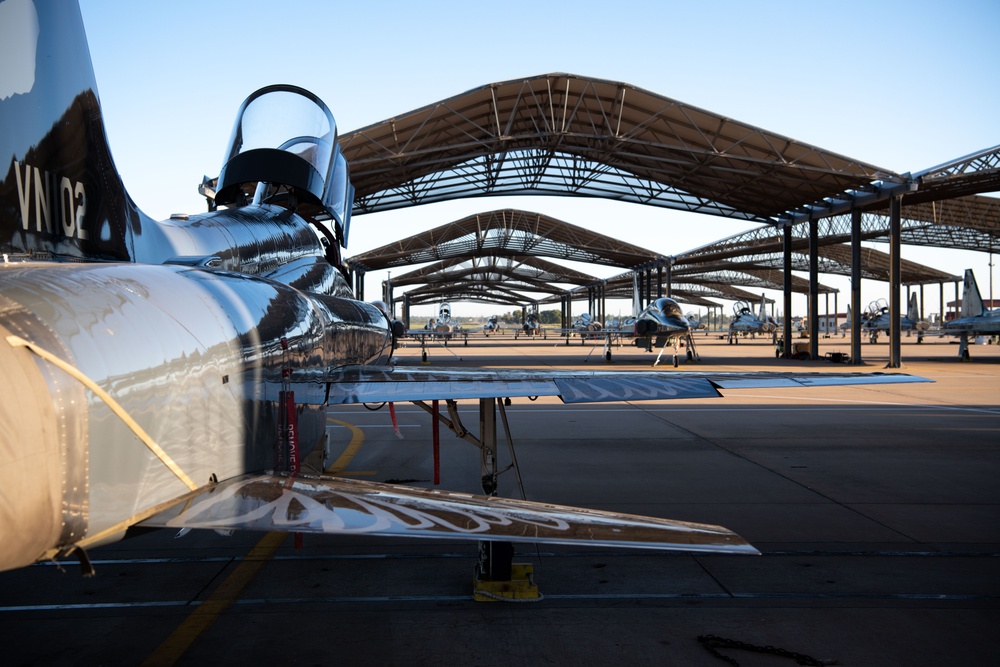 T-38s Pose at the Flightline