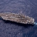 USS Ronald Reagan (CVN 76) steams in formation with guided-missile cruiser USS Antietam (CG 54), JMSDF destroyer JS Yuudachi (DD 103) and JMSDF frigate JS Noshiro (FFM 3)