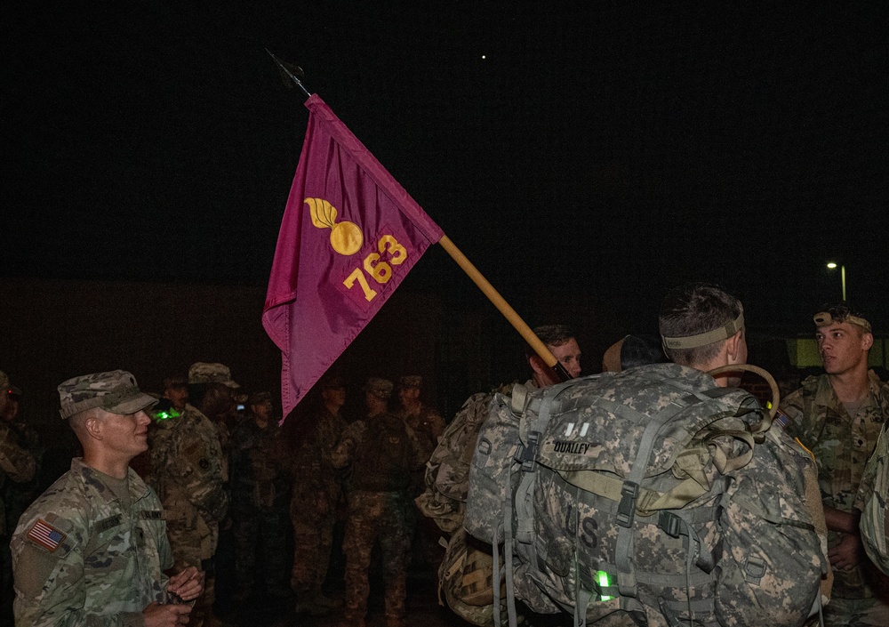 Fort Leonard Wood service members honor fallen EOD Soldier with memorial ruck