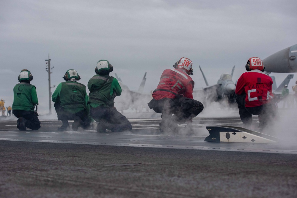 USS Ronald Reagan (CVN 76) conducts flight operations