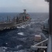 USS Ronald Reagan (CVN 76) conducts fueling-at-sea with USNS Rappahannock (T-AO 204)