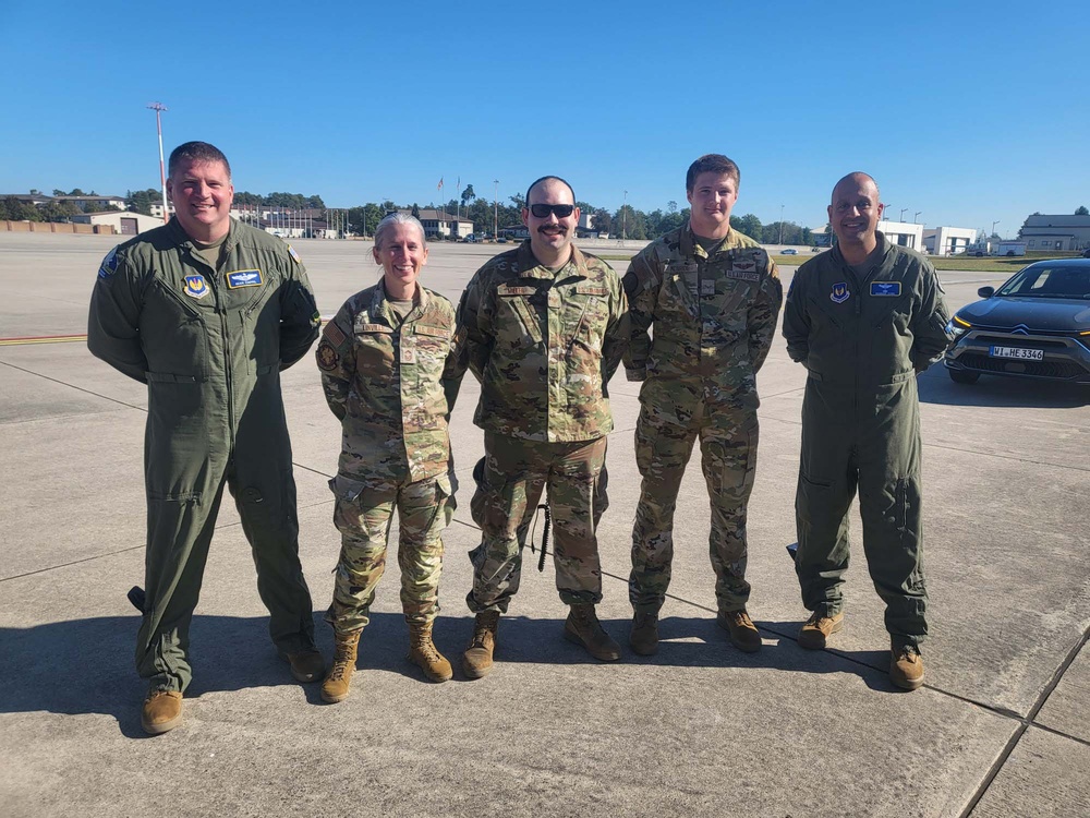 Airmen receive coins for efforts throughout Silver Arrow exercise in Germany