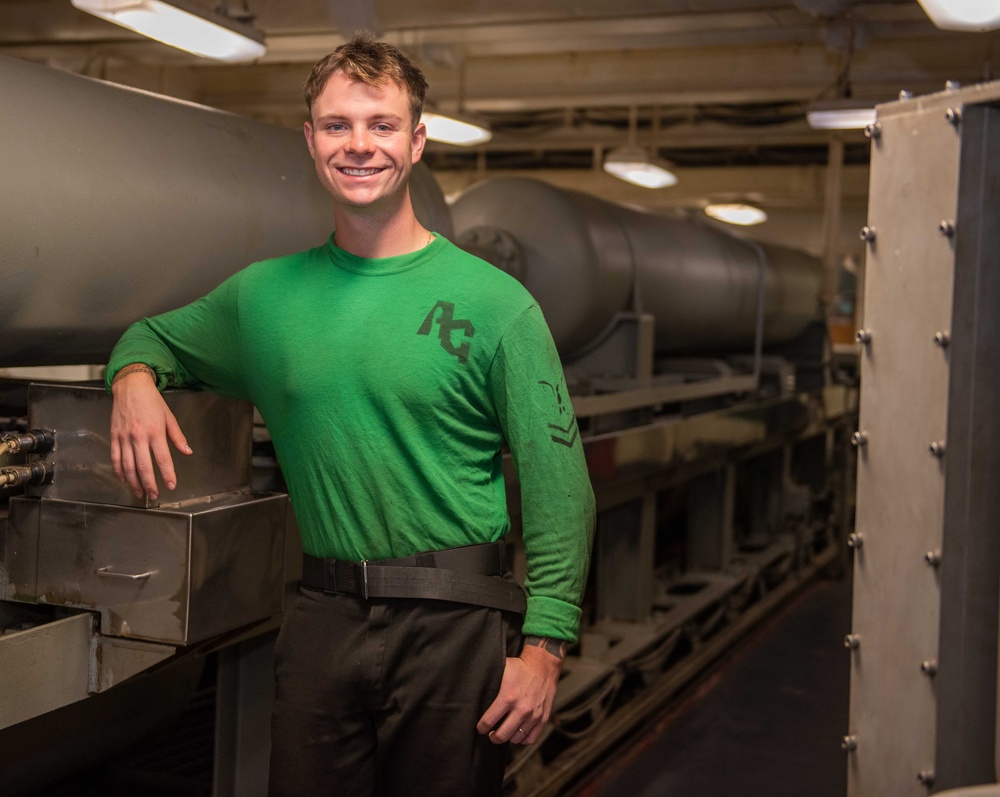 USS Ronald Reagan (CVN 76) Sailor portrait