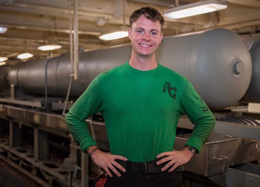 USS Ronald Reagan (CVN 76) Sailor portrait