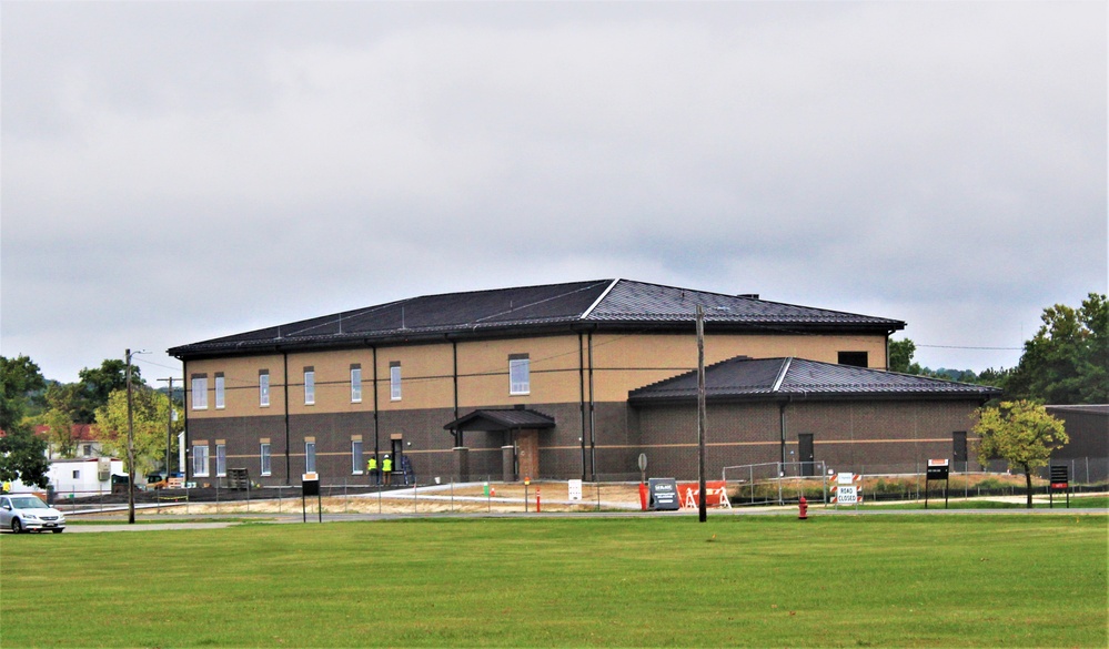 September 2023 construction operations of $11.96 million transient training brigade headquarters at Fort McCoy