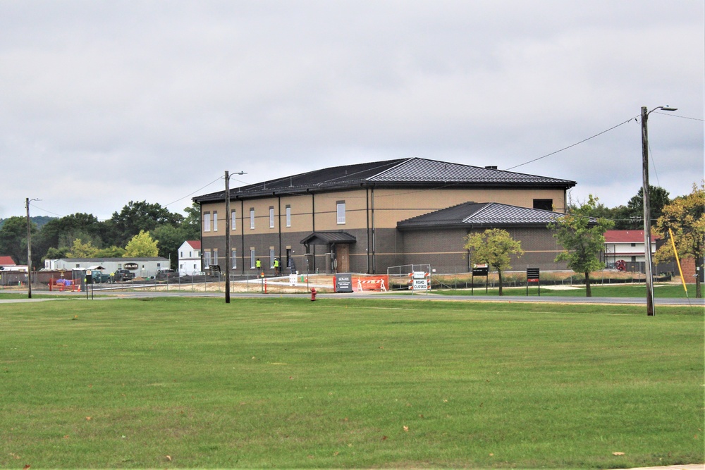 September 2023 construction operations of $11.96 million transient training brigade headquarters at Fort McCoy