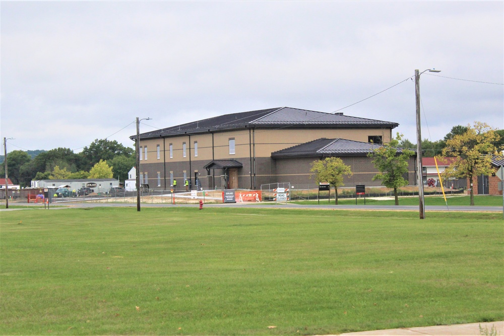 September 2023 construction operations of $11.96 million transient training brigade headquarters at Fort McCoy
