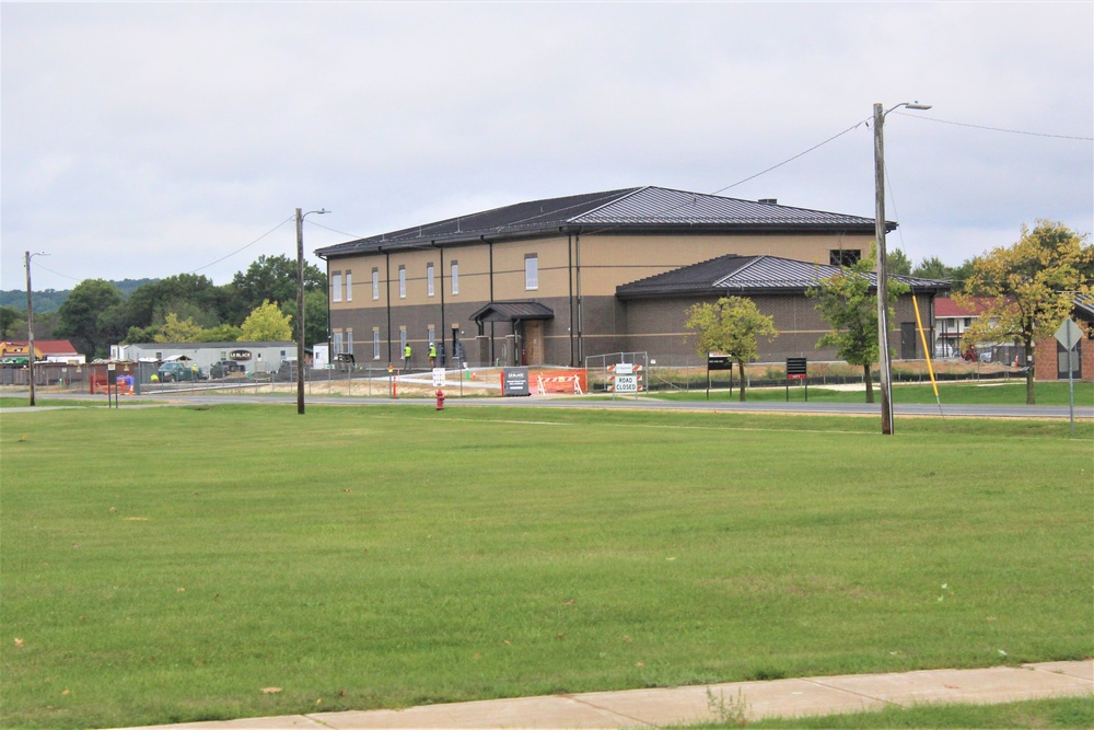 September 2023 construction operations of $11.96 million transient training brigade headquarters at Fort McCoy