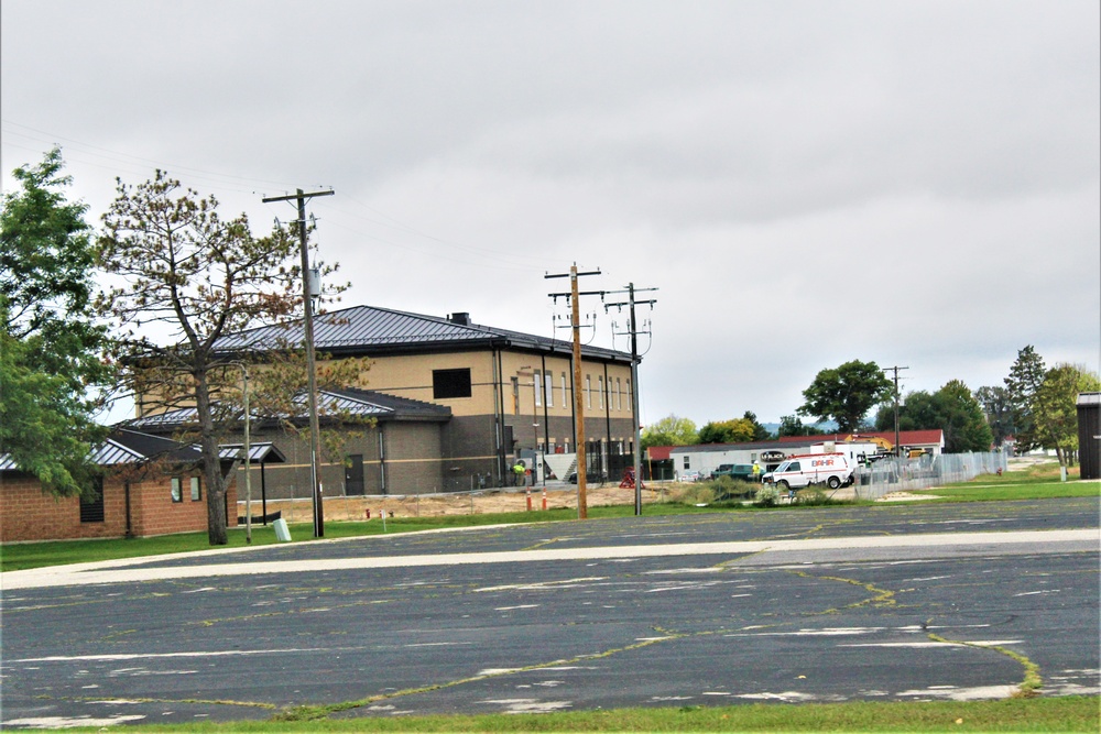 September 2023 construction operations of $11.96 million transient training brigade headquarters at Fort McCoy