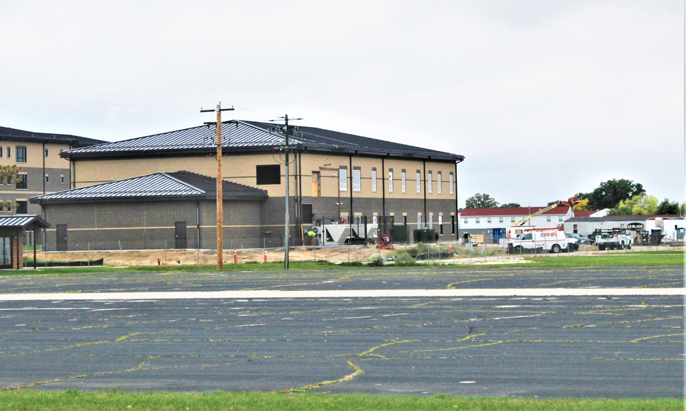 September 2023 construction operations of $11.96 million transient training brigade headquarters at Fort McCoy