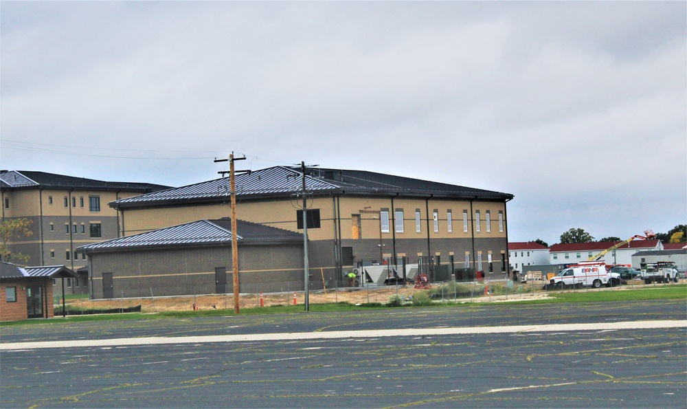 September 2023 construction operations of $11.96 million transient training brigade headquarters at Fort McCoy