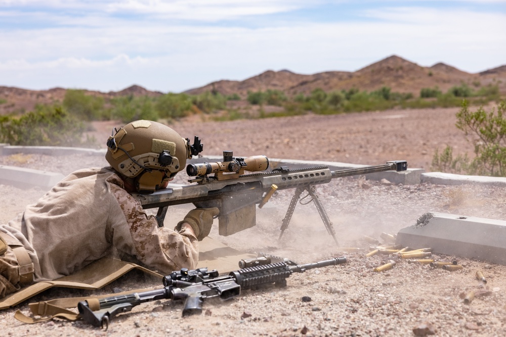 3/2 Marines fire MK19 and M107