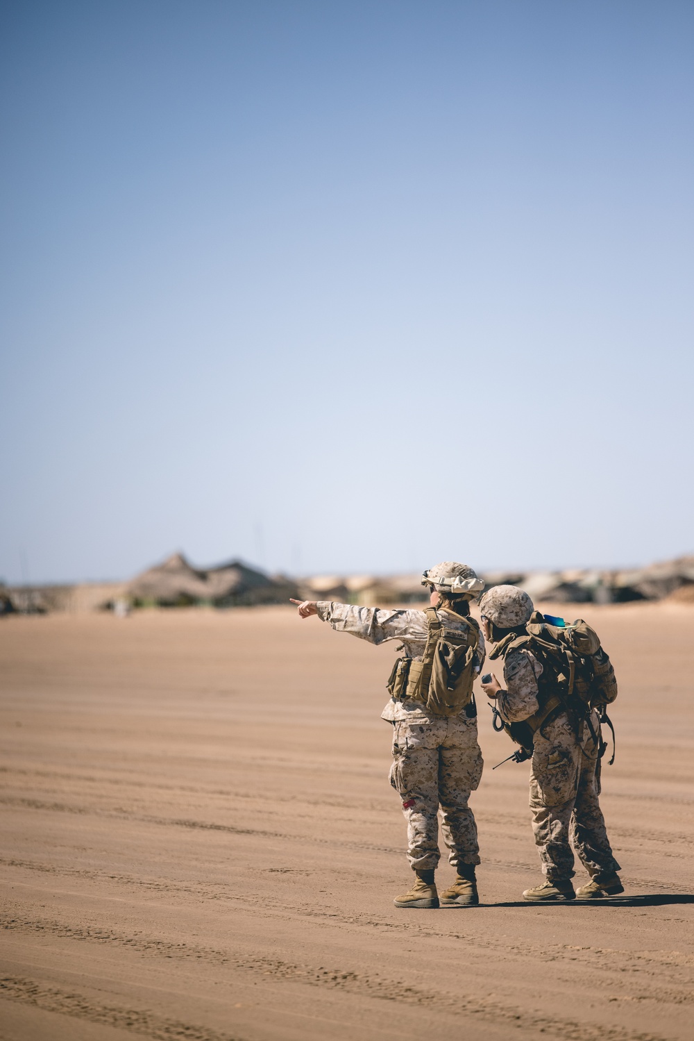 U.S. Marines attached to 8th Engineer Support Battalion Conduct Helicopter Support Team Operations