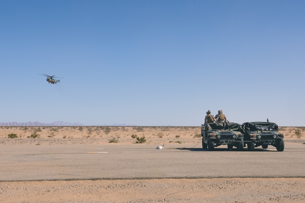 U.S. Marines attached to 8th Engineer Support Battalion Conduct Helicopter Support Team Operations