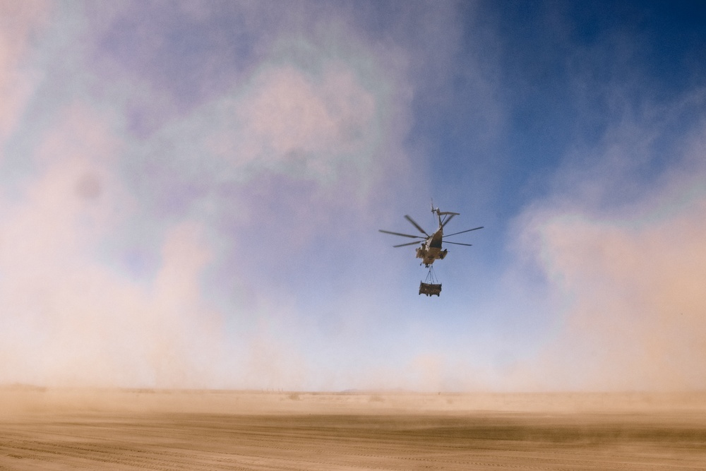 U.S. Marines attached to 8th Engineer Support Battalion Conduct Helicopter Support Team Operations