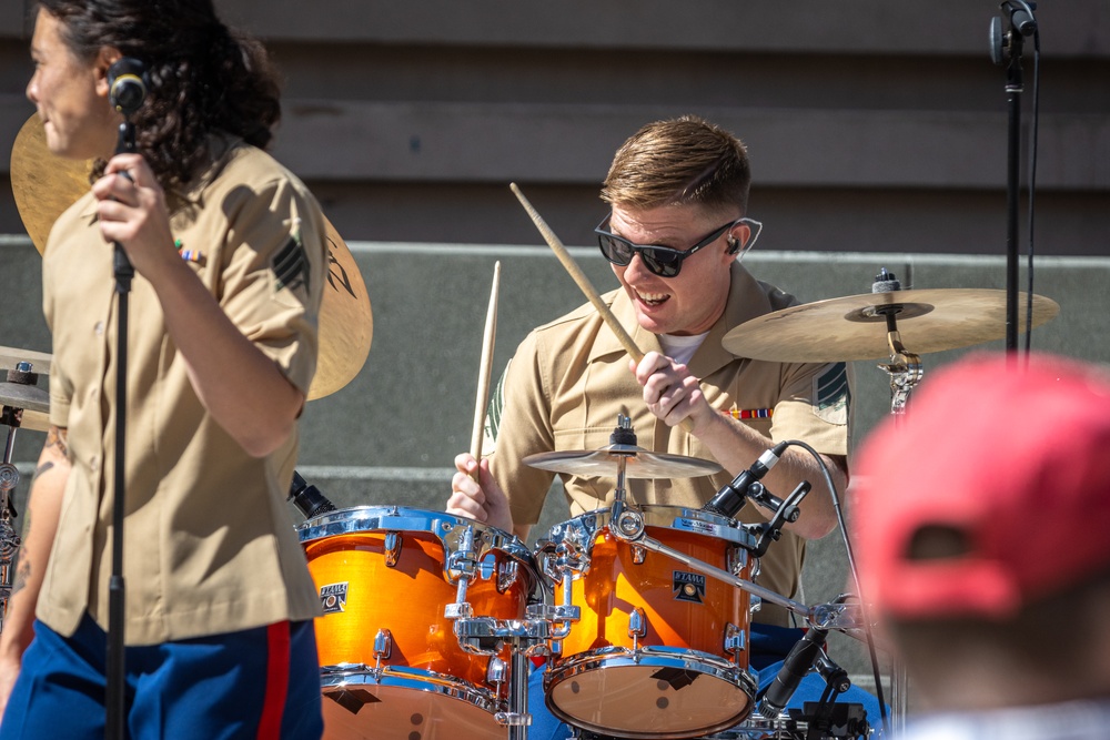 SF Fleet Week 23: 1st Marine Division Band at Thrive City