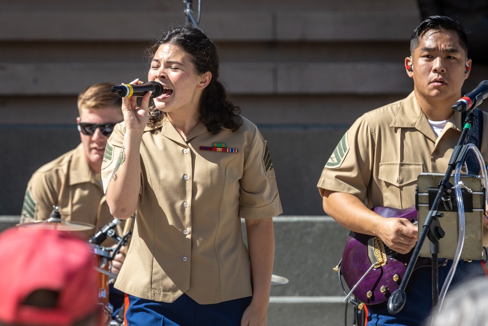 SF Fleet Week 23: 1st Marine Division Band at Thrive City