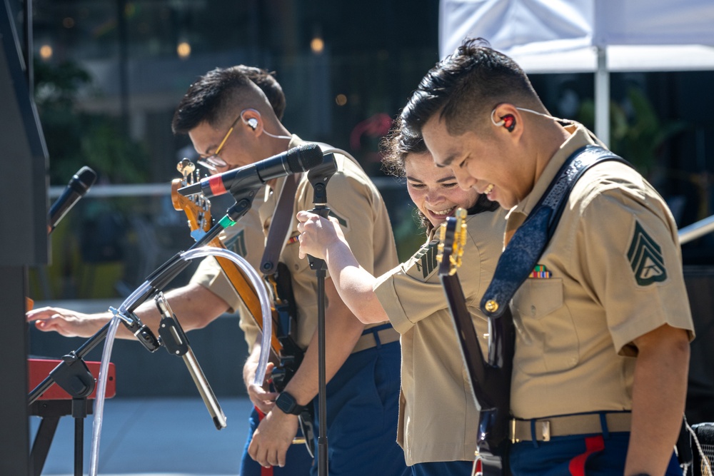 SF Fleet Week 23: 1st Marine Division Band at Thrive City