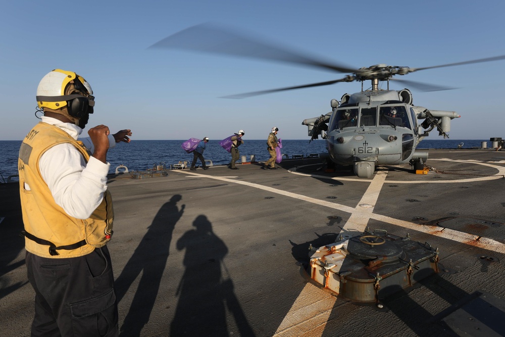 Flight Operations Onboard USS Ramage