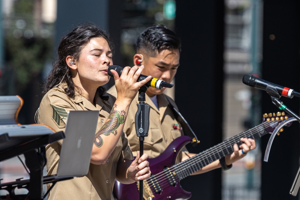 SF Fleet Week 23: 1st Marine Division Band at Thrive City