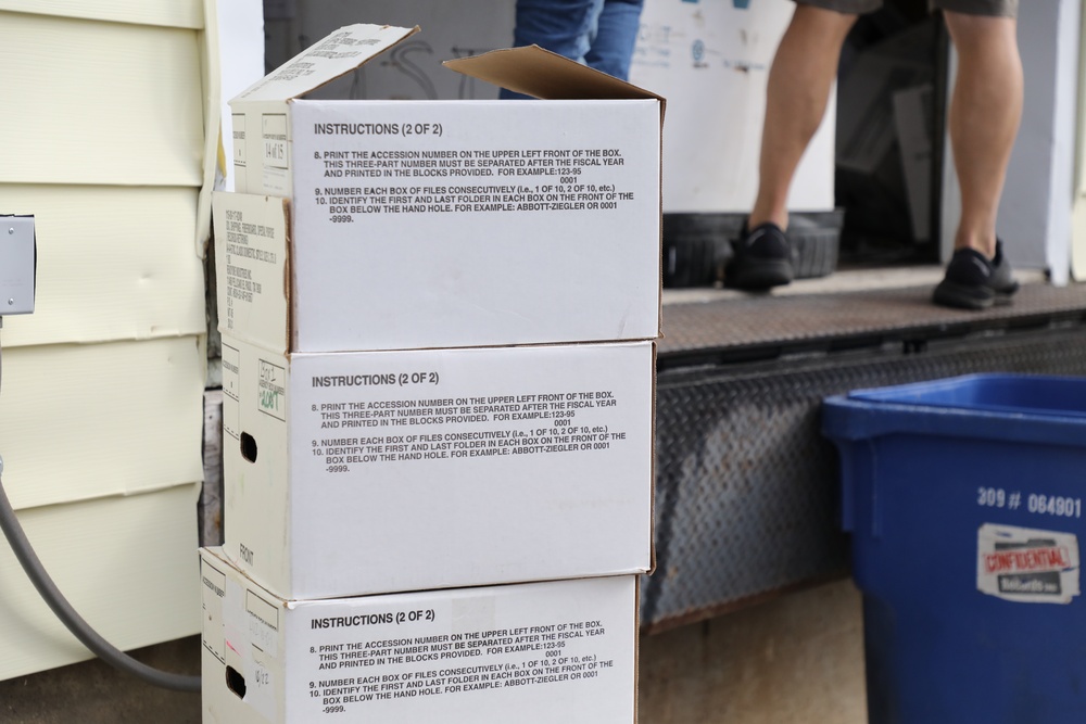 Fort McCoy holds massive fall 2023 paper shredding, recycling; event reflects Army Energy Action Month ideals