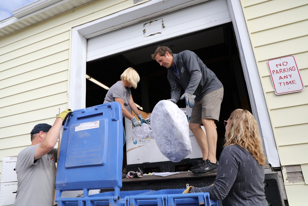 Fort McCoy holds massive fall 2023 paper shredding, recycling; event reflects Army Energy Action Month ideals