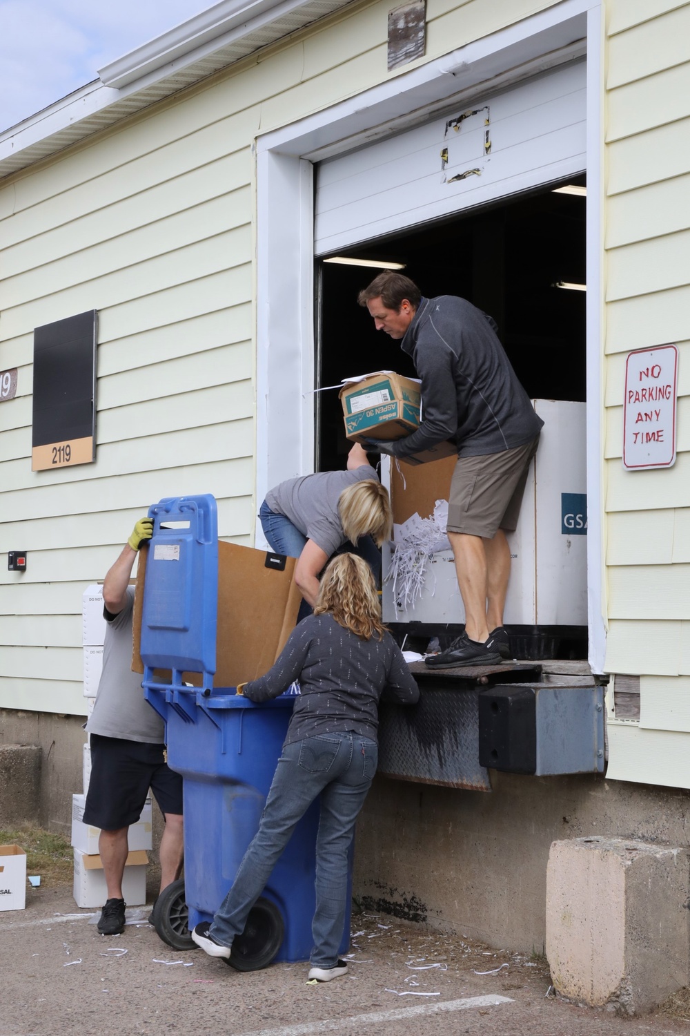 Fort McCoy holds massive fall 2023 paper shredding, recycling; event reflects Army Energy Action Month ideals