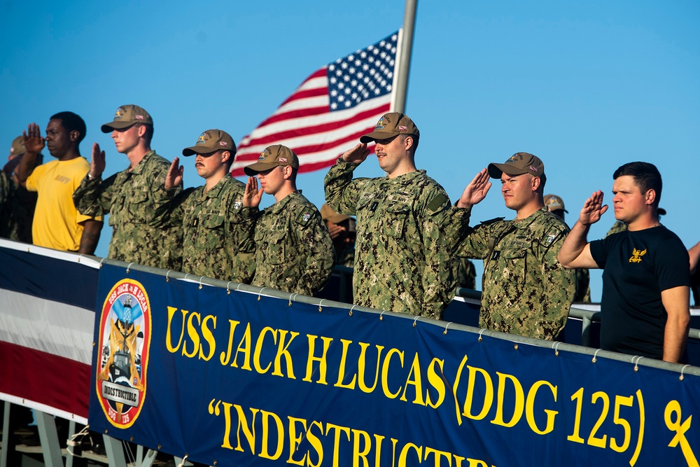 USS Jack H Lucas in Tampa, Florida