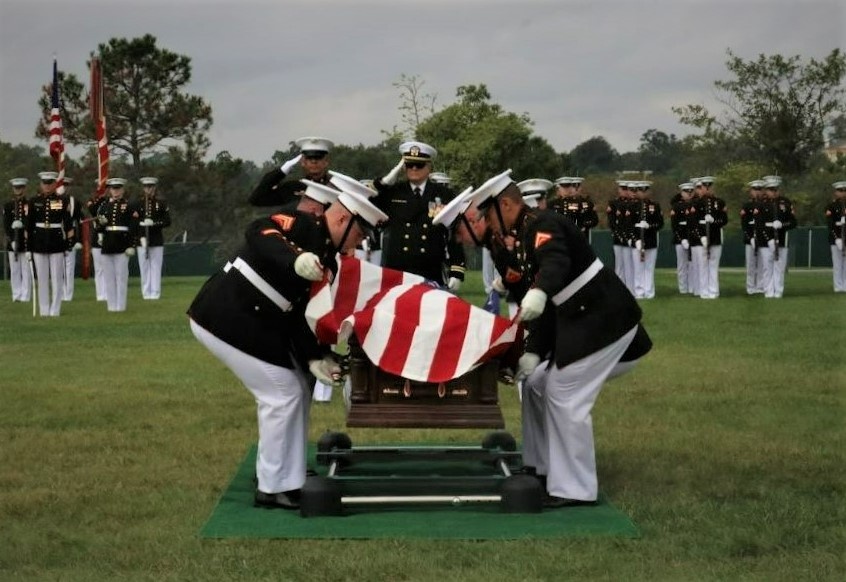 Funeral for U.S. Marine Corps Pfc. Lawrence E. Garrison