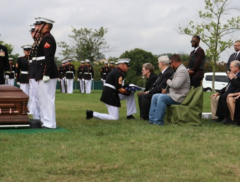 Funeral for U.S. Marine Corps Pfc. Lawrence E. Garrison