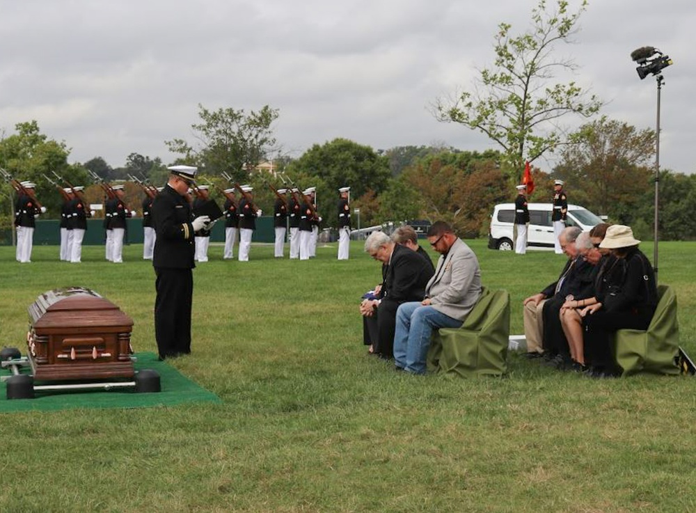 Funeral for U.S. Marine Corps Pfc. Lawrence E. Garrison