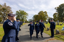 NY Air Guard Commander honors President Chester Arthur outside Albany, NY