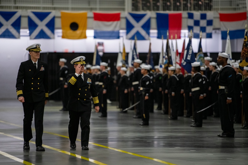 Recruit Training Command Pass-in-review graduation