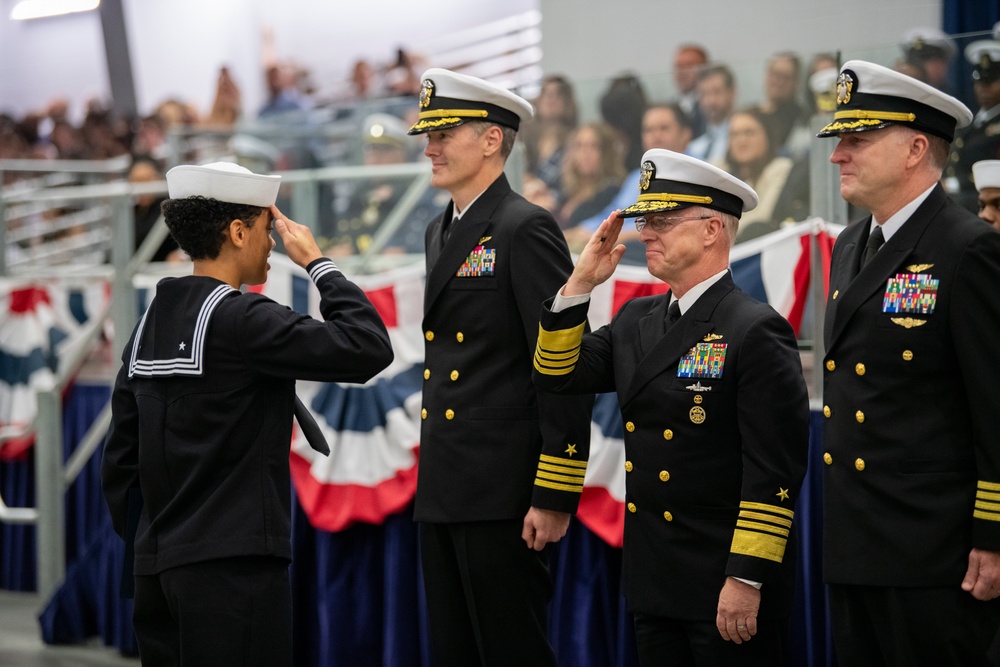 Recruit Training Command Pass-in-review graduation