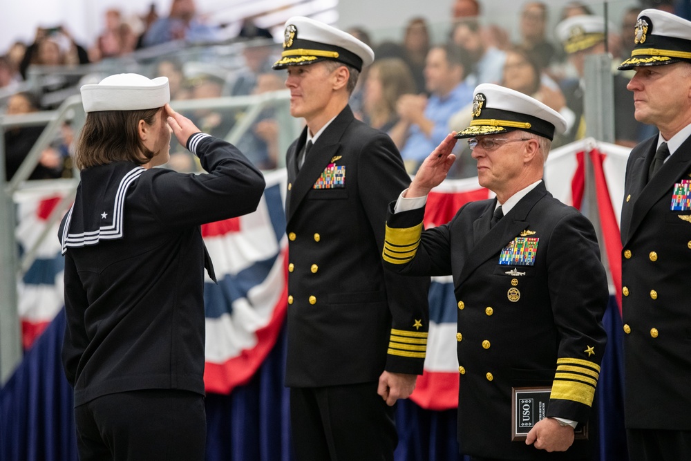 Recruit Training Command Pass-in-review graduation