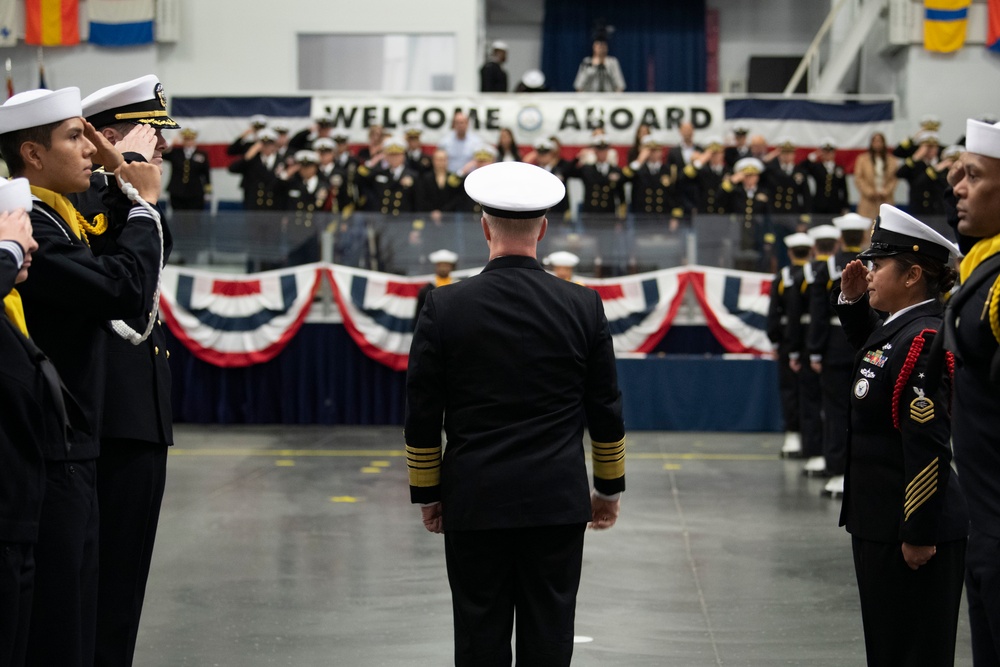 Recruit Training Command Pass-in-review graduation