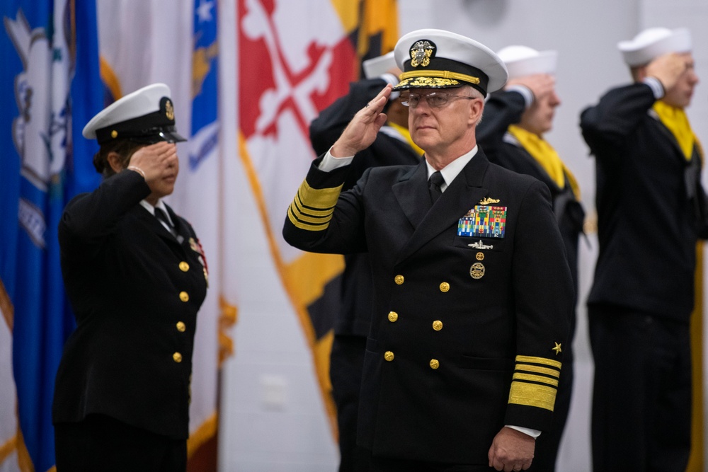 Recruit Training Command Pass-in-review graduation